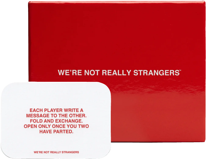 We're Not Really Strangers Product